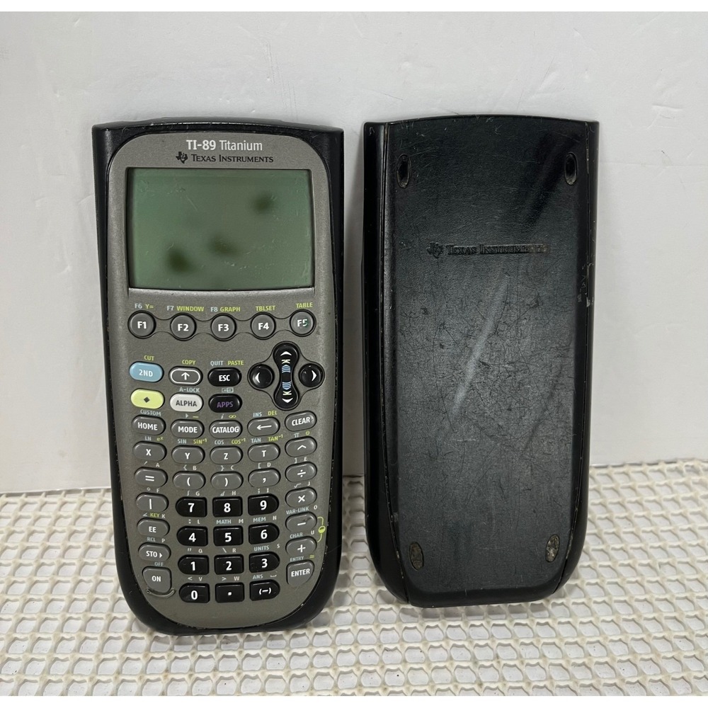 Texas Instruments TI-89 Titanium Graphing Calculator‎ w/ Cover-working defect